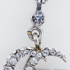 Gucci Headband GG Metal and Rhinestone Silver — view 7