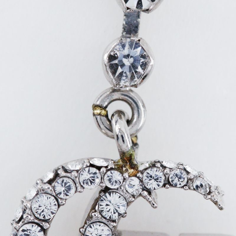 Gucci Headband GG Metal and Rhinestone Silver — view 7