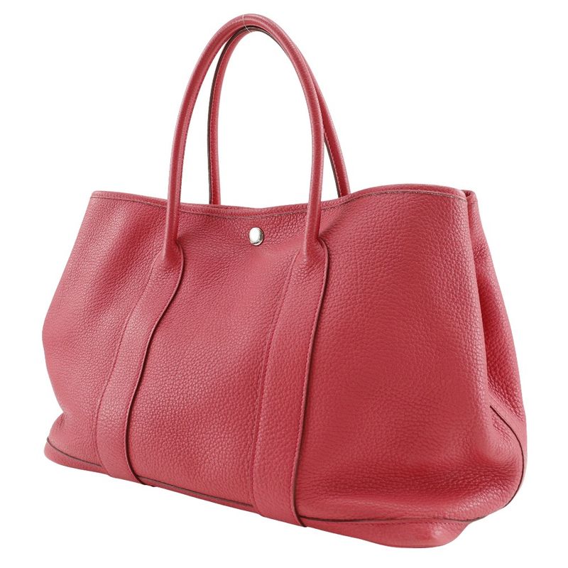 Hermes Garden Party PM Negonda Bougainvillea Pink P Tote Bag — view 2
