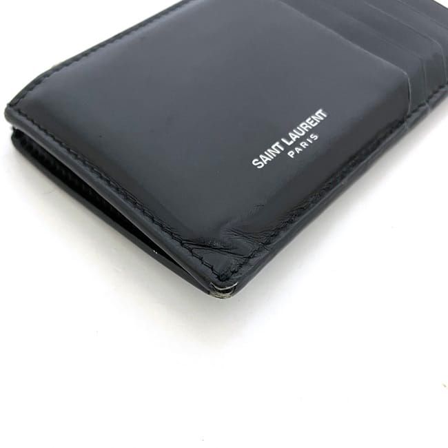 Saint Laurent Coin Case Card Black — view 5