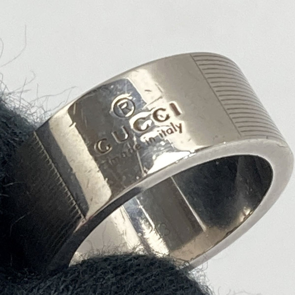 Gucci Logo Ring SV 925 Silver No 12 — view 7