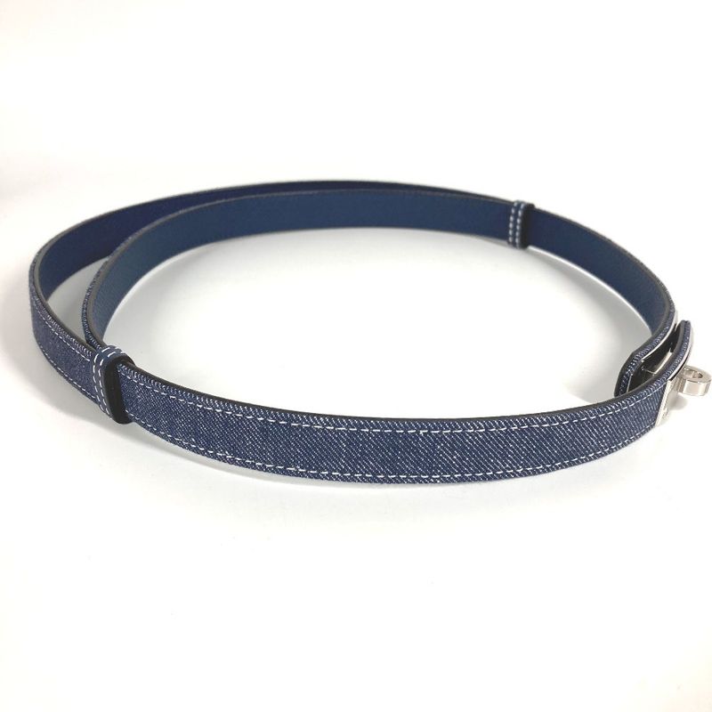Hermes Belt Jean 18Kelly Denim Blue — view 7