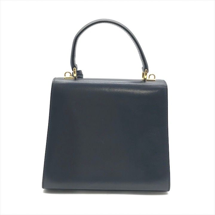 Gucci Ladylock Leather 2-Way Bag Navy Gphardware Bag — view 3