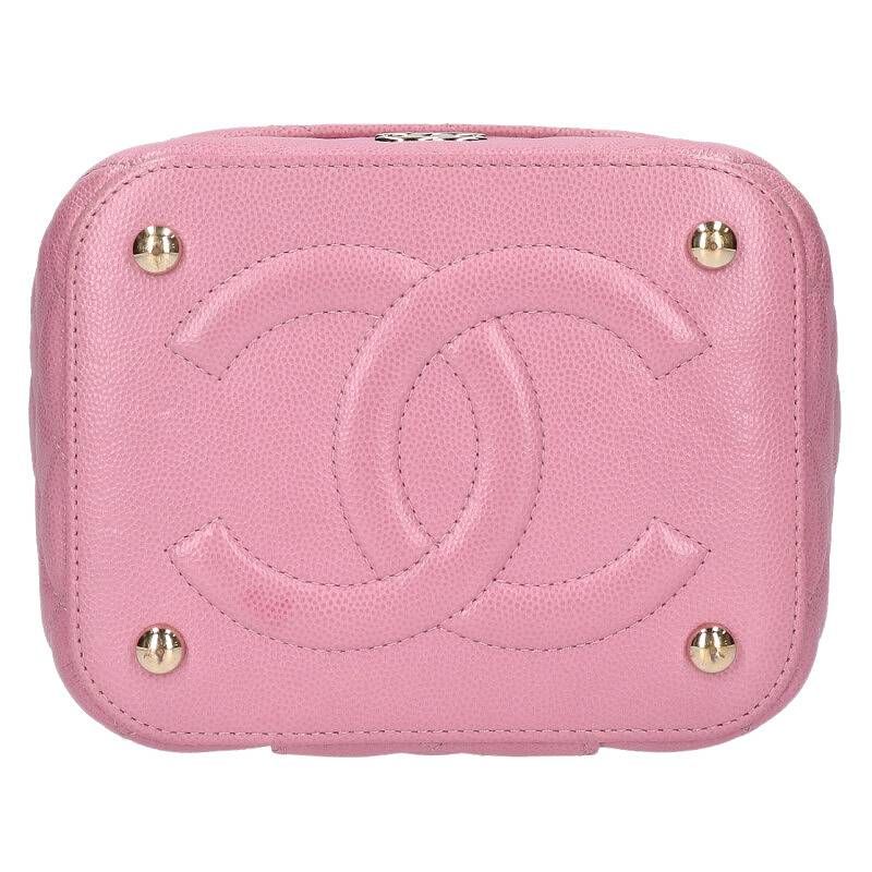 Chanel Vanity Caviar Leather Chain Shoulder Bag — view 4