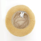 Hermes Forbe Mouton Bucket Hat Beige Size 58 Accessory — view 6