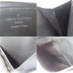 Louis Vuitton Card Case Coin Holder Damier Graphite Black Gray — view 9