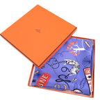 Hermes Carre 90 les Confess Ions Silk Multicolor Scarf 0262 — view 2