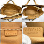 Celine Handbag Navy Blue Beige White C Macadam — view 9