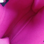 Saint Laurent Felt and Leather Pink Tote Bag — view 9