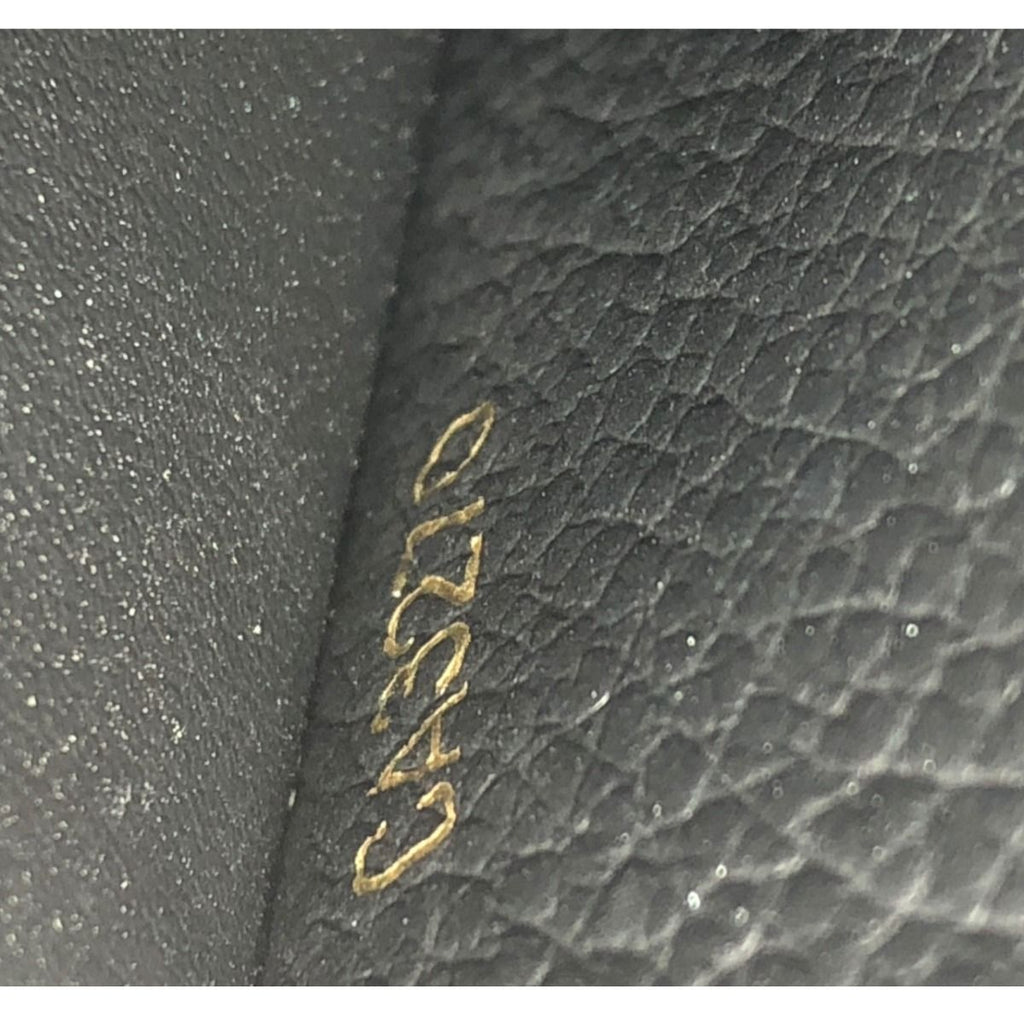 Louis Vuitton Monogram Empreinte Portefeuille Sarah Long Wallet Black — view 8