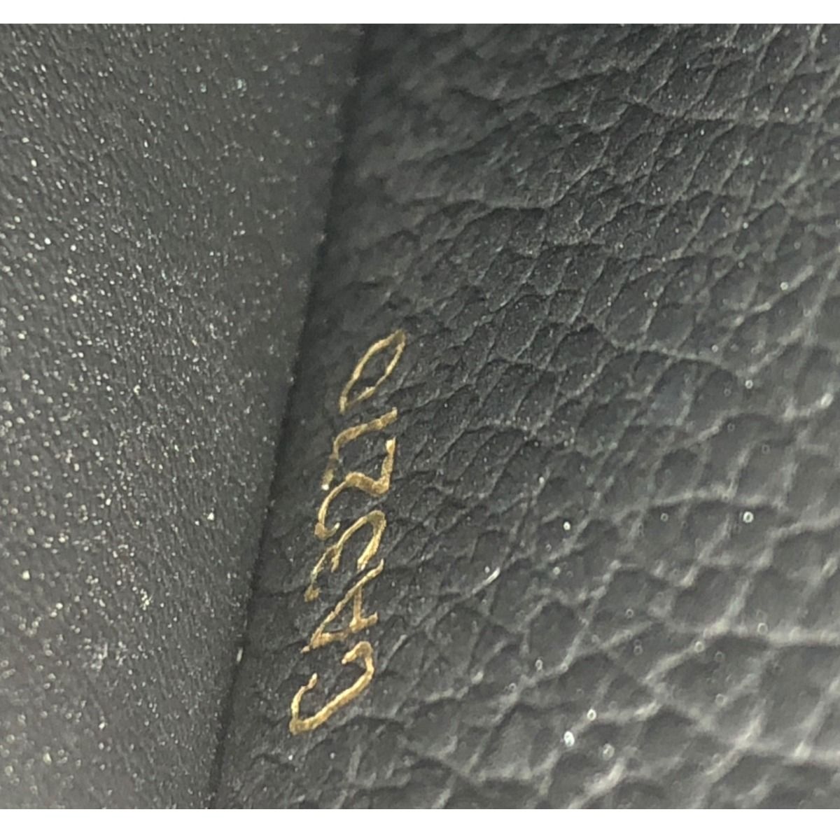 Louis Vuitton Monogram Empreinte Portefeuille Sarah Long Wallet Black — view 8