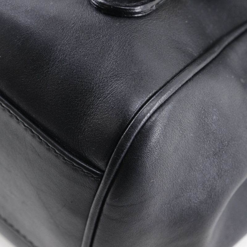 Gucci Vintage Calf Black Backpack Daypack — view 7