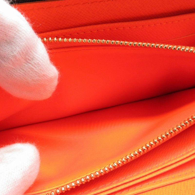 Louis Vuitton Monogram Graffiti Zippy Wallet Orange 0081 — view 5