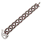 Dior Bracelet Metal Stones Gunmetal Accessories 1518 — view 4