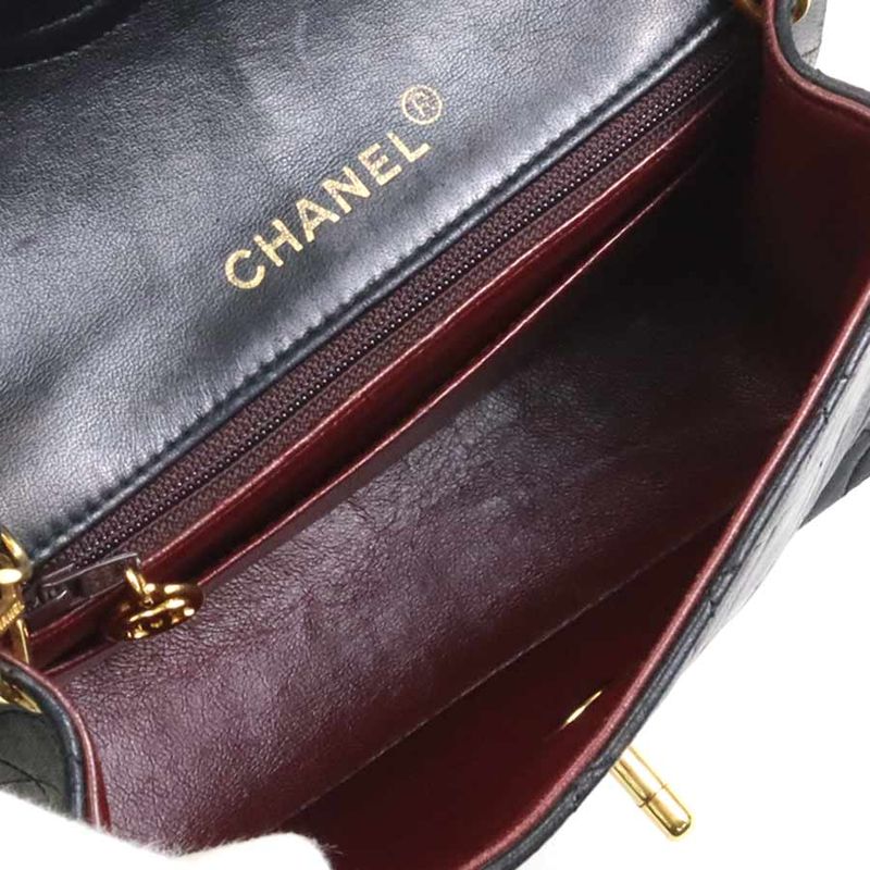 Chanel Shoulder Lambskin Black Bag — view 5