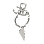 Hermes Key Holder Bon Voyage Silva Hardware Ring Missing — view 2