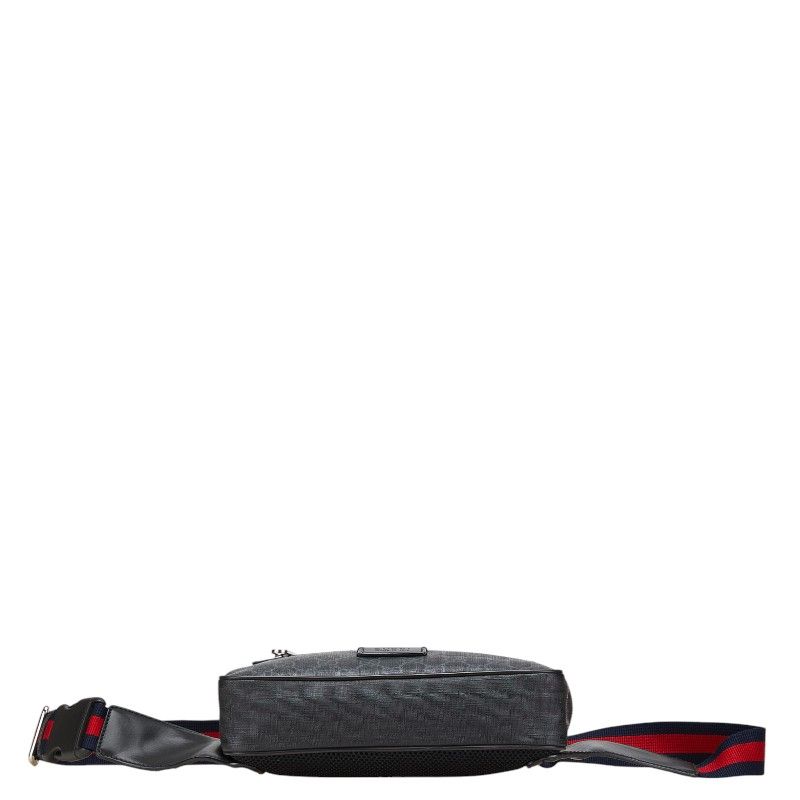 Gucci GG Supreme Sherry Line Body Bag Belt Waist Black Multicolor — view 3