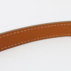 Hermes Kelly Double Tour Bracelet Mauve Peel Gold Hardware — view 7