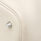 Hermes Handbag Picotin Lock MM Taurillon Clemence Cles Silver Hardware Off — view 6