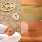 Celine Macadam Leather Beige Shoulder Bag 0023 — view 9