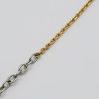 Louis Vuitton Necklace Gold Color And Silver Combination — view 4
