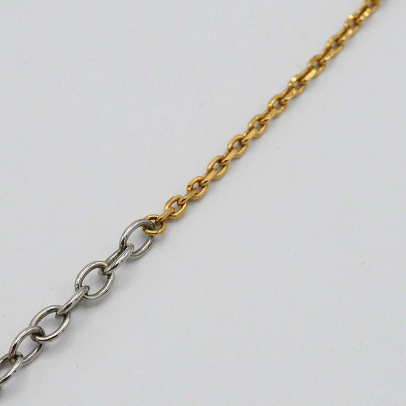 Louis Vuitton Necklace Gold Color And Silver Combination — view 4