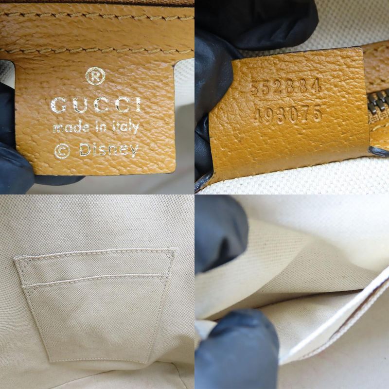 Gucci Backpack Daypack Small GG Supreme Canvas Brown Camel — view 8
