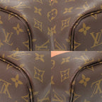 Louis Vuitton Current Neverfull MM Mon Monogram Tote Bag Camel Quartz — view 4