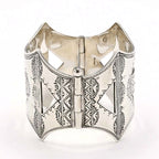 Hermes Bracelet Touareg 925 Silver Bangle 82.5 g Vintage Box And Bag K1238 — view 3