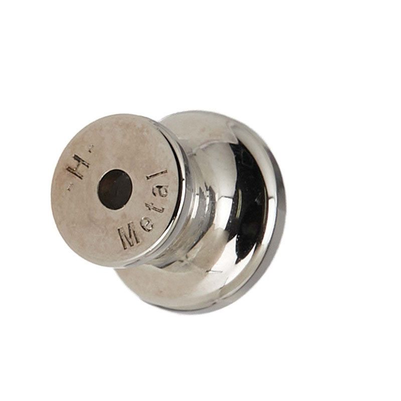 Hermes ISM Stud Brown Pink Silver Hardware Buffalo Horn Metal — view 6