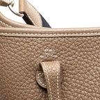 Hermes Evelyne TPM Amazon Etoile Glaze Silver Hardware Taurillon Clemence — view 7