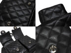 Chanel Cambon Line Multi Pocket Boston Bag Calfskin Black Pink — view 8