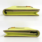 Hermes Bearn Souffle Chevre Yellow Series Pink Gold Hardware R Stamp — view 4