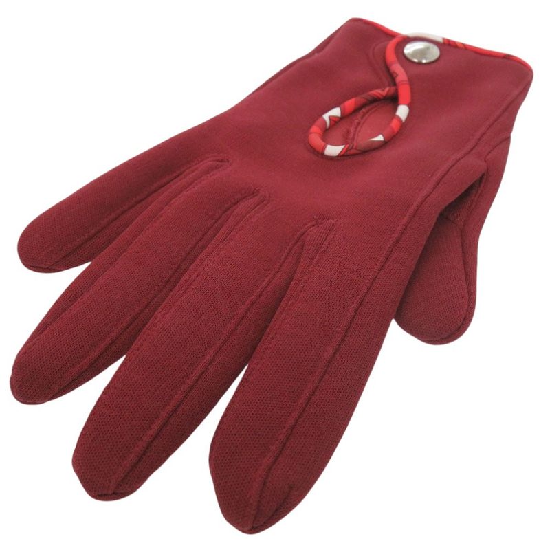 Hermes Selye Gloves Silk Cotton Dahl Cles Dd 0488 — view 5