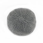 Hermes Knit Cap Heaven Charbon Flannel Gray L Size Cashmere Hat — view 6