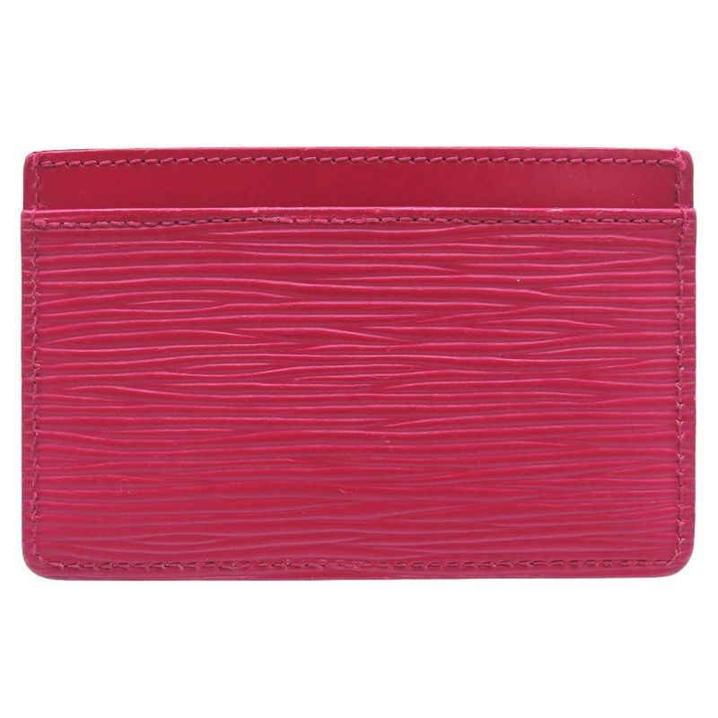 Louis Vuitton Card Holder Surple Epi Fuchsia Case 0190 — view 3