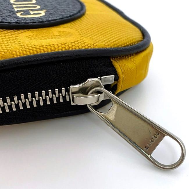 Gucci Mini Pouch Yellow Black Off the Grid — view 9