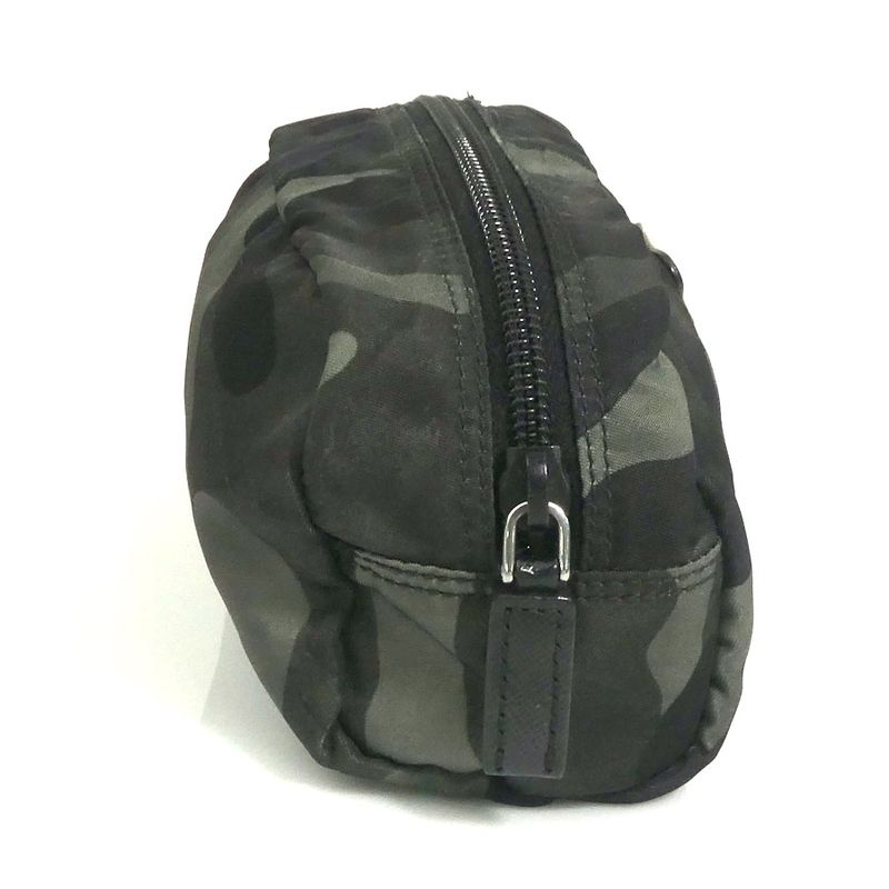 Prada Camouflage Print Nylon Pouch — view 2
