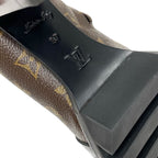 Louis Vuitton Star Trail Line Monogram Boots Short Shoes Leather Brown — view 8