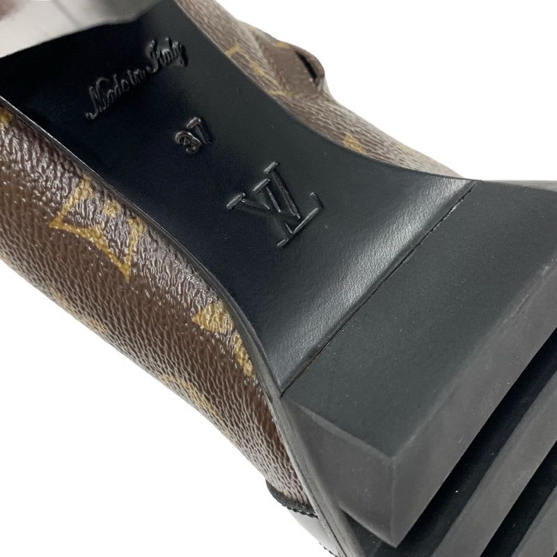 Louis Vuitton Star Trail Line Monogram Boots Short Shoes Leather Brown — view 8