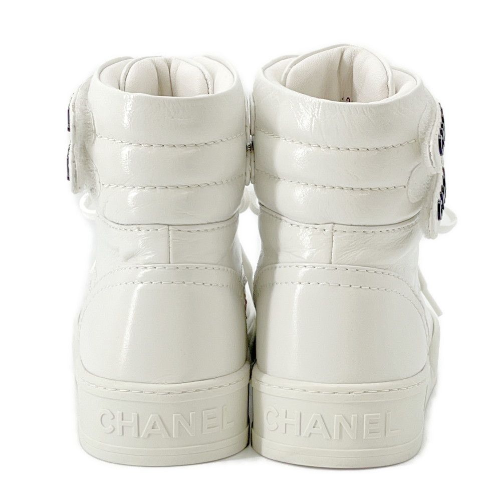 Chanel Sneakers CC Logo 36 Shoes White Black — view 3
