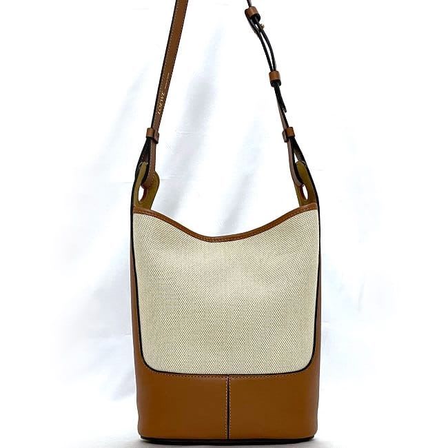 Loewe Shoulder Bag Brown Beige Anagram — view 4