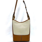 Loewe Shoulder Bag Brown Beige Anagram — view 4