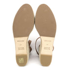 Hermes Espadrilles Tivoli Wedge Sole Sandals Blue Brown 37 — view 8