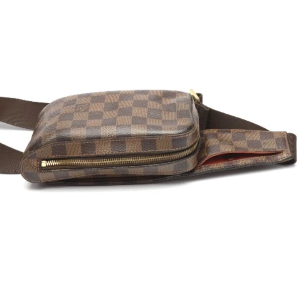Louis Vuitton Damier Waist Pouch Geronimos Body Bag Brown — view 5