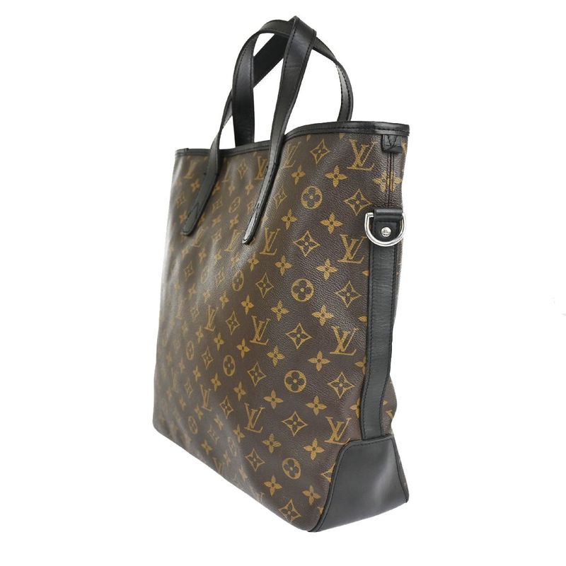 Louis Vuitton Tote Bag Divis Macassar Black Brown Monogram 70 Fa448 — view 2