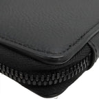 Louis Vuitton Shoulder Bag Aerogram Phone Pouch Grain Leather Black Matte — view 4