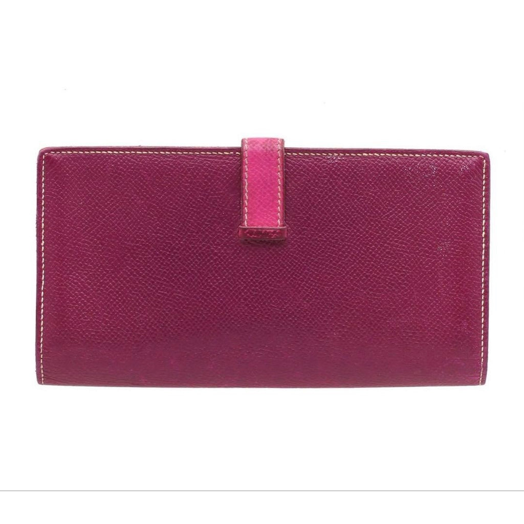 Hermes Leather Bearn Souffle Bifold Wallet — view 2