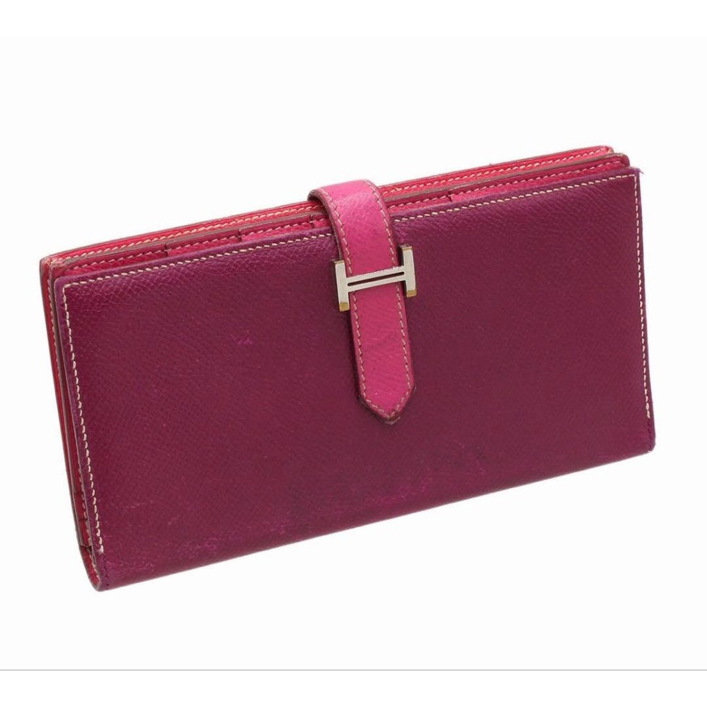 Hermes Leather Bearn Souffle Bifold Wallet — view 4