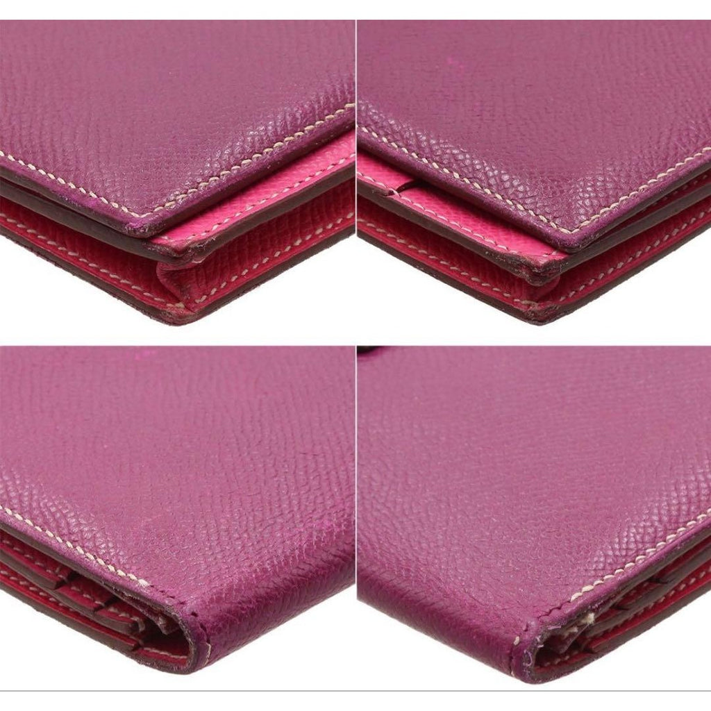 Hermes Leather Bearn Souffle Bifold Wallet — view 6